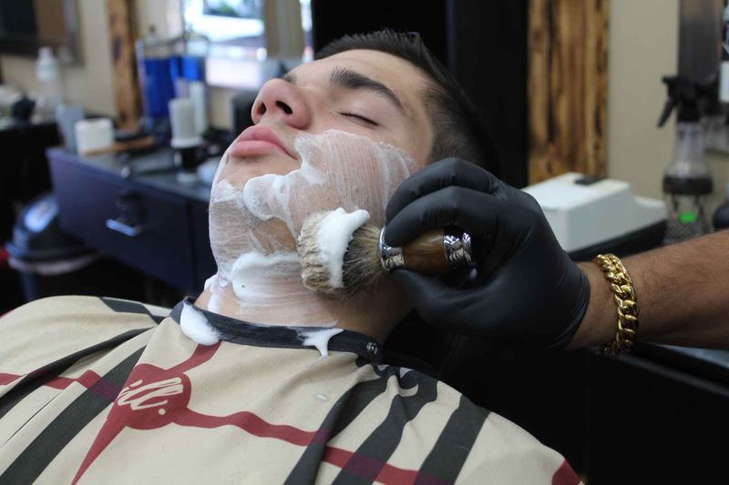 Hot towel shave